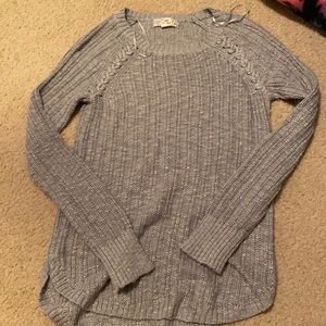Grey long sleeve sweater